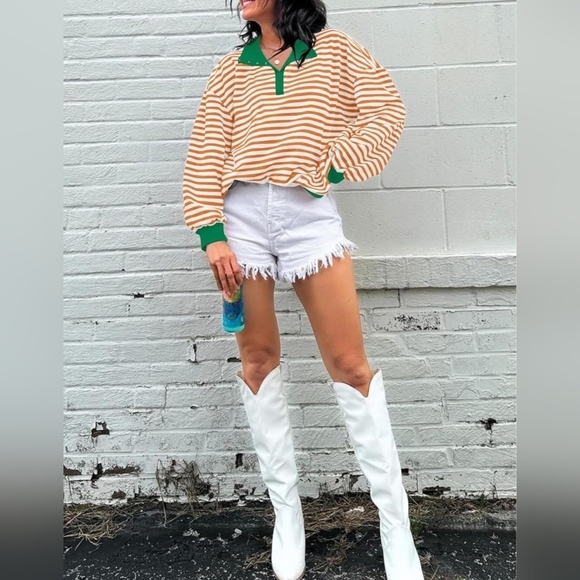Zesica Tops - 🍁NWT Zesica Oversized Long Sleeve Top, Size M